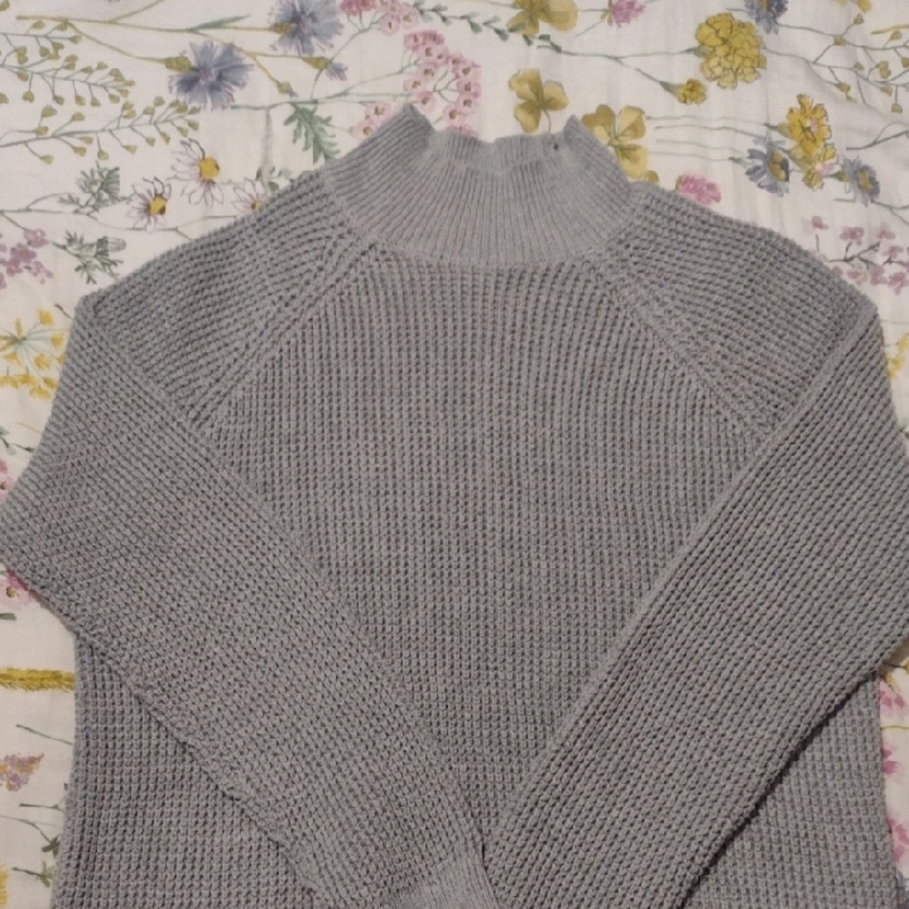 Michael Kors Women's Heather Gray Cowl Neck Sweater size M